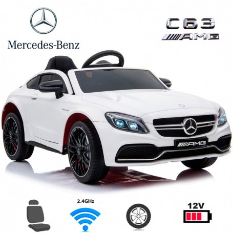 COCHE ELÉCTRICO PARA NIÑOS MERCEDES C63 12V RC