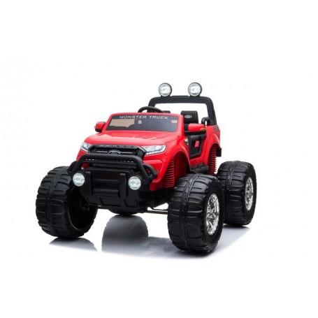COCHE ELÉCTRICO PARA NIÑOS FORD RANGER MONSTER TRUCK 4X4 24V RC PANTALLA LCD