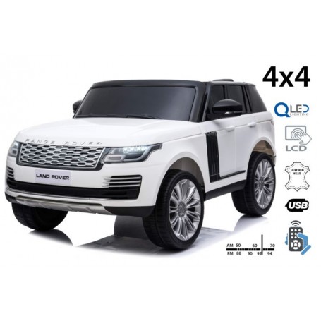 COCHE ELÉCTRICO PARA NIÑOS RANGER ROVER 4X4 2 PLAZAS 24V RC MP4 2022