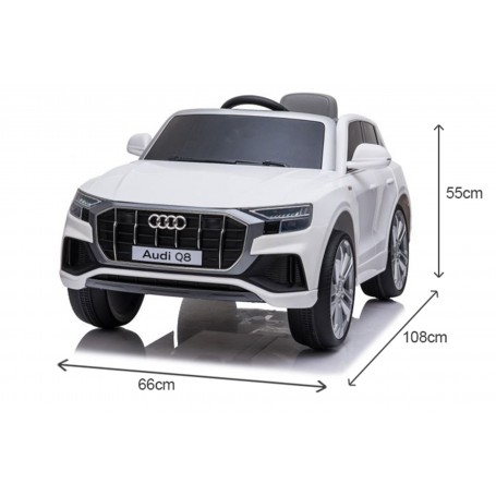 COCHE ELECTRICO PARA NIÑOS AUDI Q8 12V RC FULL EQUIP
