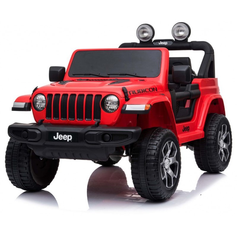 Coche eléctrico para niños, 12 V con Mando a Distancia 2,4 G, Carga máxima de 30 kg, Jeep para niños con Luces LED, música, Cuerno, USB (Amarillo