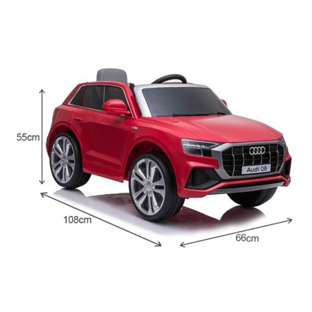 COCHE ELECTRICO PARA NIÑOS AUDI Q8 12V RC BASICO