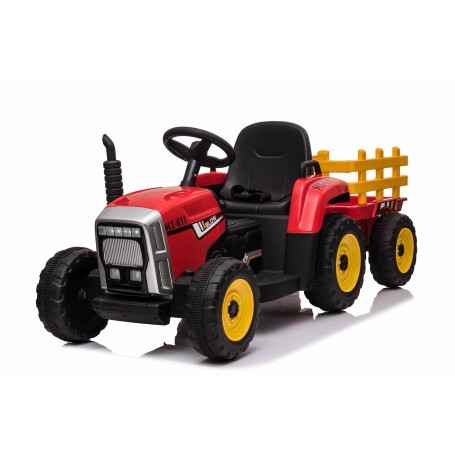 TRACTOR ELÉCTRICO WORKERS CON REMOLQUE, RC 2,4 GHZ
