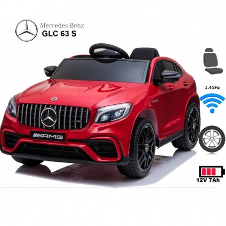 COCHE ELÉCTRICO PARA NIÑOS MERCEDES GLC63 12V RC 4 MOTORES 2022