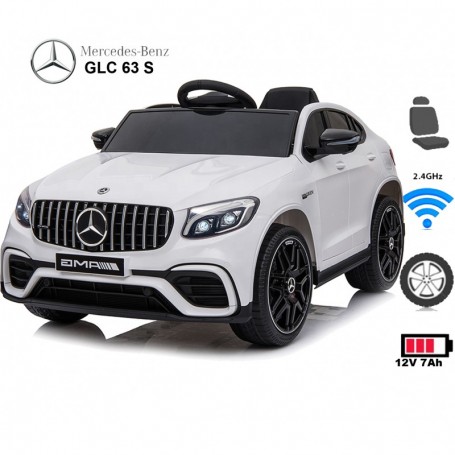 COCHE ELÉCTRICO PARA NIÑOS MERCEDES GLC63 12V RC 2 MOTORES 2022