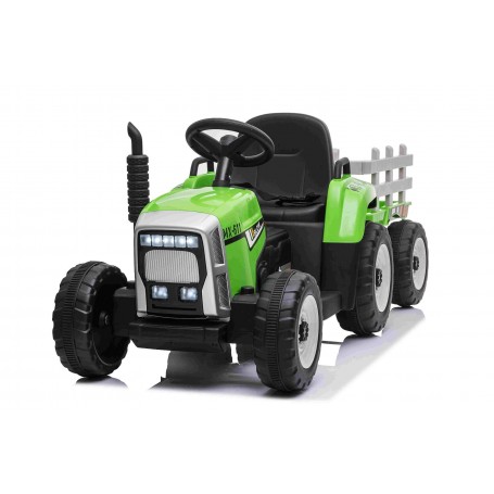 TRACTOR ELÉCTRICO WORKERS CON REMOLQUE, RC 2,4 GHZ