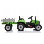 TRACTOR ELÉCTRICO WORKERS CON REMOLQUE, RC 2,4 GHZ