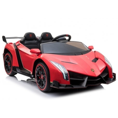 COCHE ELÉCTRICO PARA NIÑOS LAMBORGHINI VENENO 4X4  PANTALLA LCD