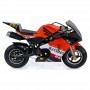 MINI MOTO DE CARRERAS GASOLINA PARA NIÑOS ROAN COBRA 49cc 2025