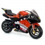 MINI MOTO DE CARRERAS GASOLINA PARA NIÑOS ROAN COBRA 49cc 2025