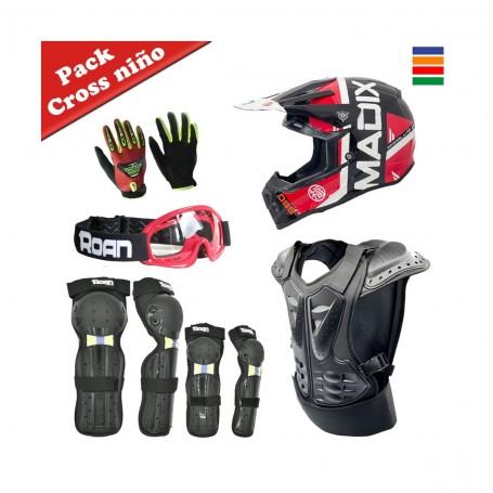 PACK PROTECCIONES MINICROSS INFANTIL