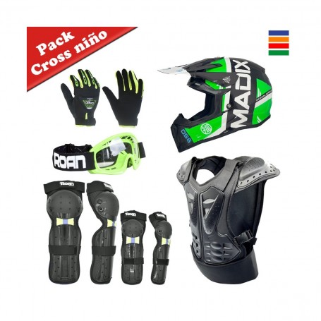 PACK PROTECCIONES MINICROSS INFANTIL