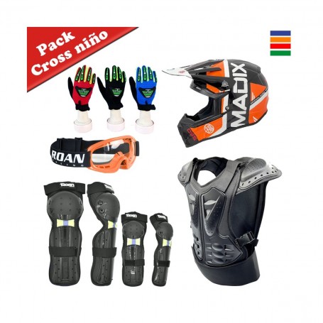 PACK PROTECCIONES MINICROSS INFANTIL