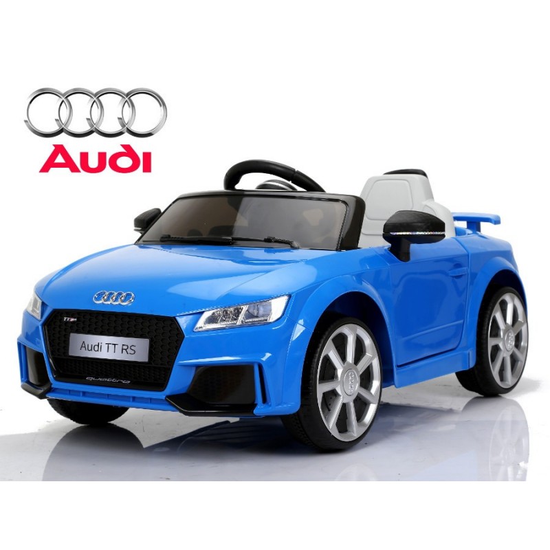 Coche eléctrico audi ttrs para niños 12v máx. Puerta doble 5 km/h con mando a distancia 2,4g Coche eléctrico audi ttrs para niños 12v máx. Puerta doble 5 km/h con mando a distancia 2,4g