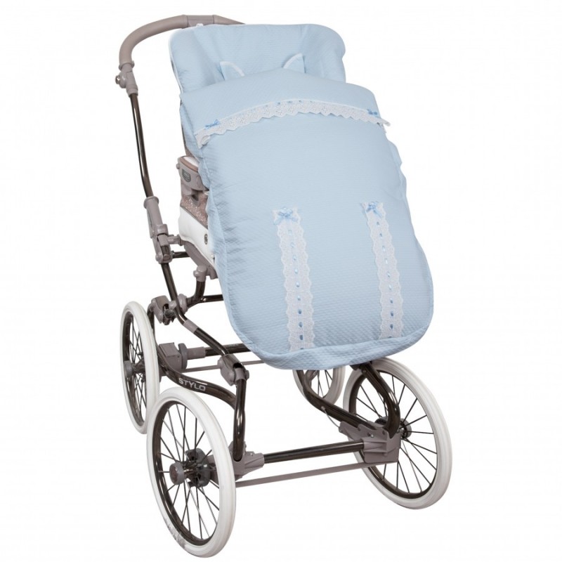 Babyline Sue/ños color azul Saco de silla de paseo